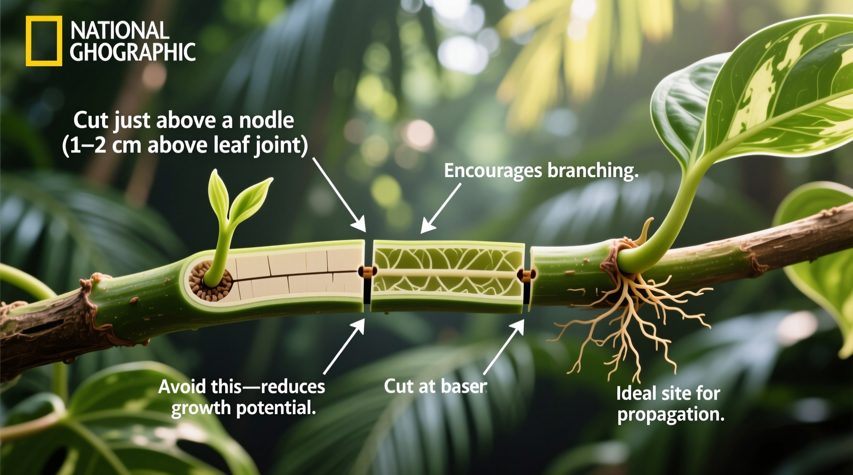 Where to Cut Pothos to Encourage Growth