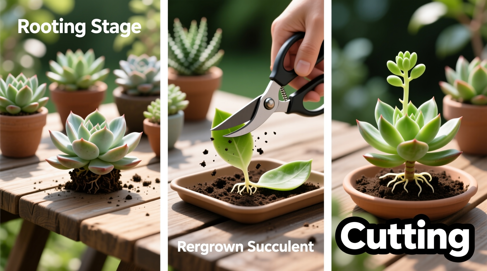 How to Cut and Regrow Succulents Easily