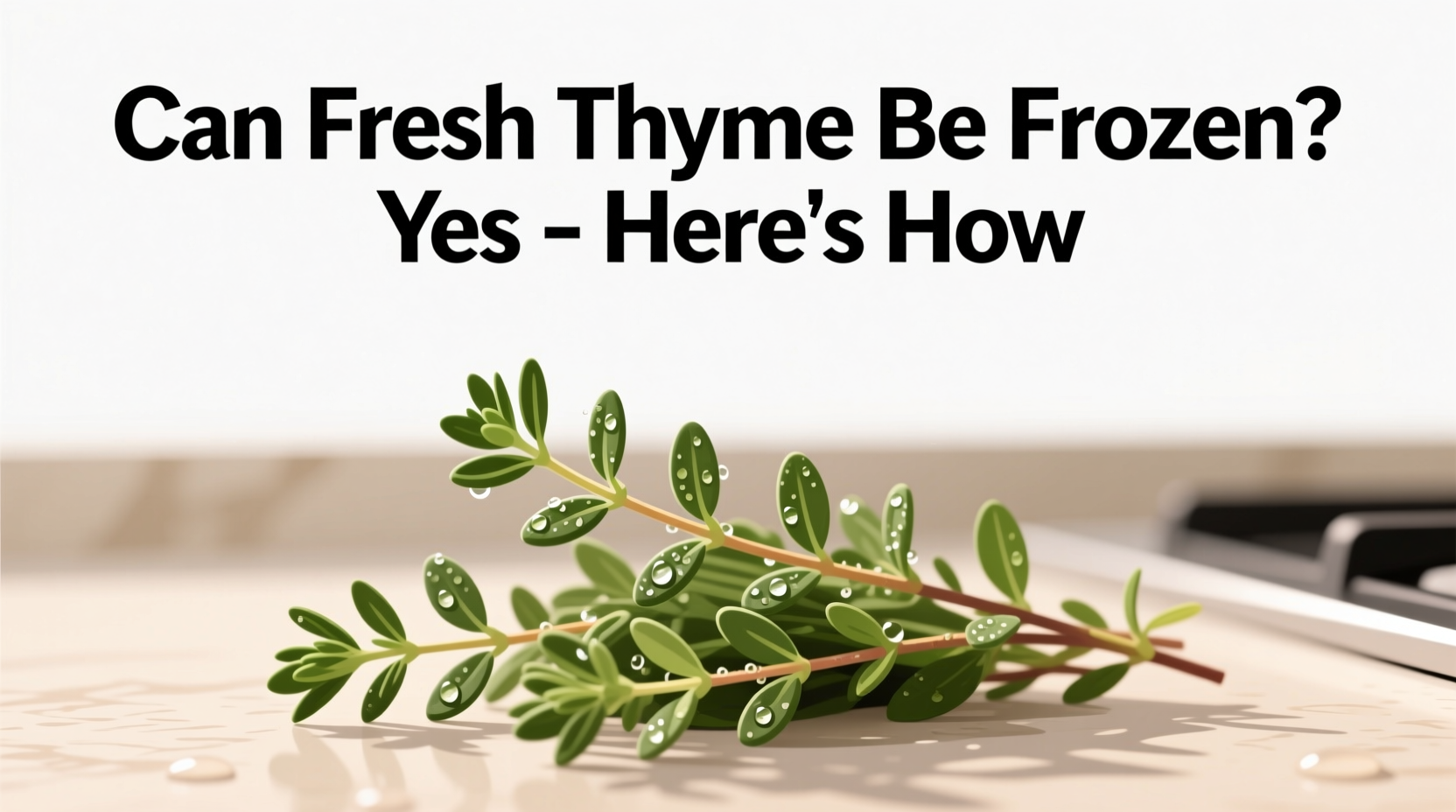 Can Fresh Thyme Be Frozen? Yes – Here's How