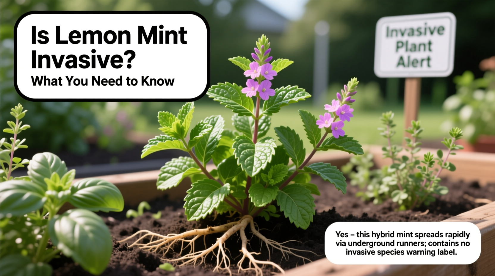 Is Lemon Mint Invasive? What You Need to Know