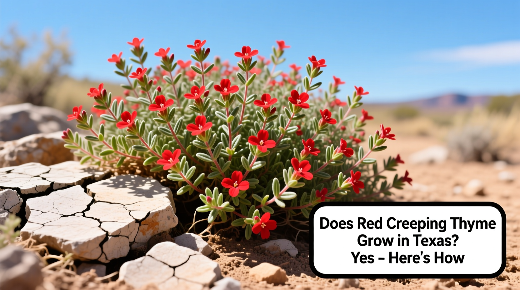 Does Red Creeping Thyme Grow in Texas? Yes – Here's How