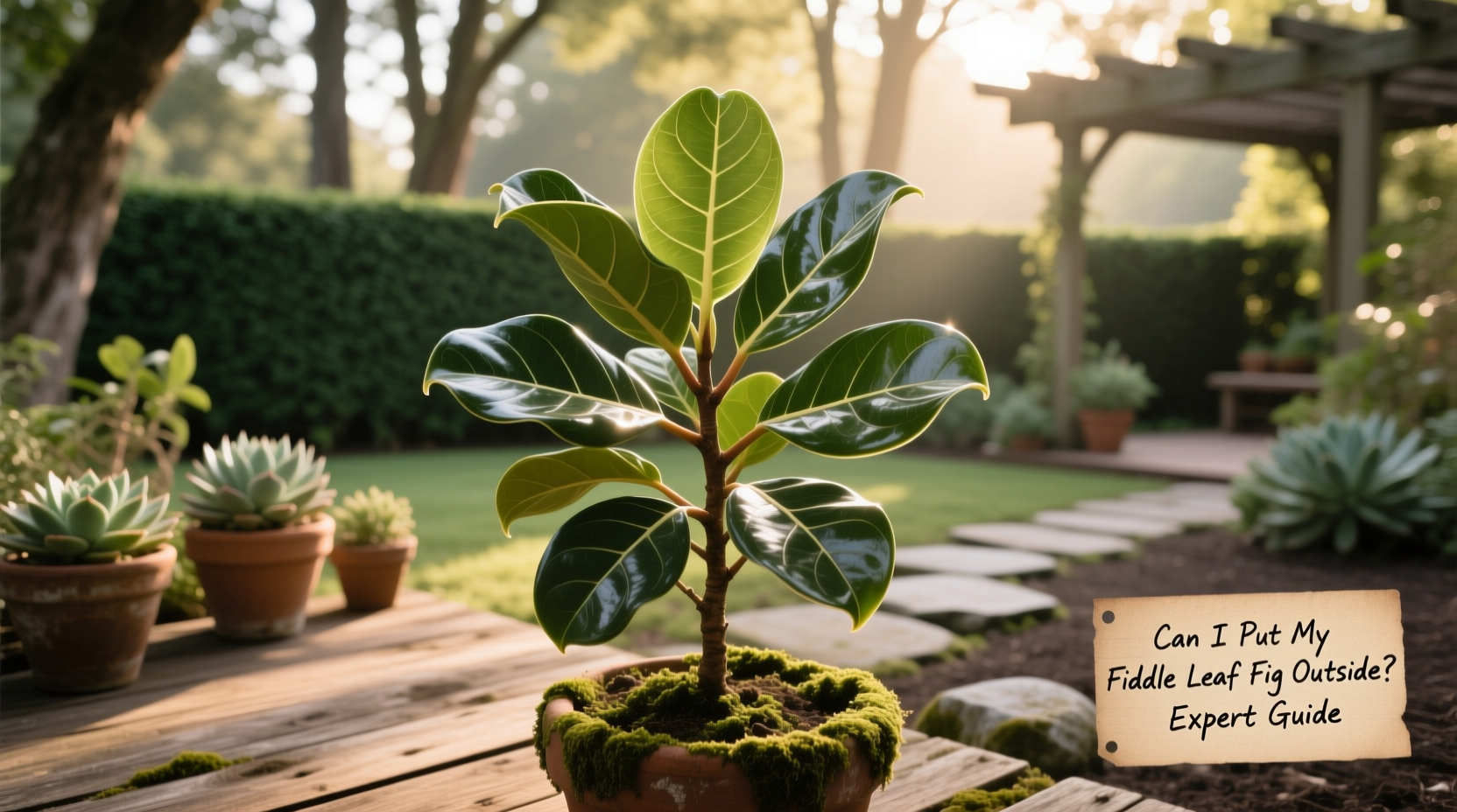 Can I Put My Fiddle Leaf Fig Outside? Expert Guide