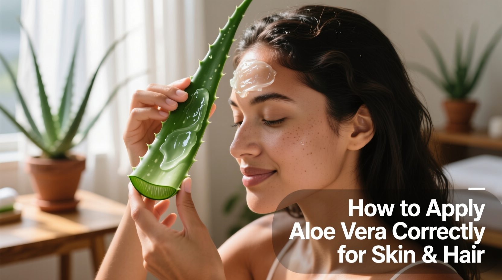 How to Apply Aloe Vera Correctly for Skin & Hair