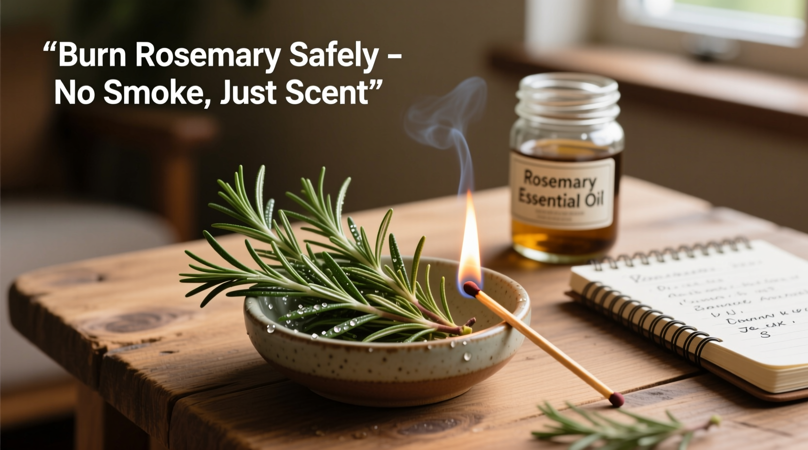 How to Burn Rosemary at Home Safely
