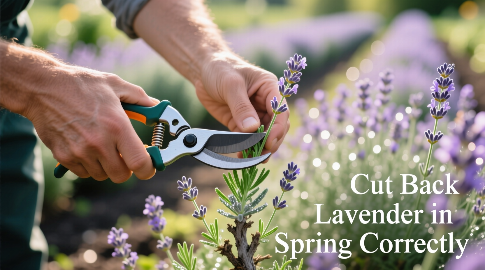 How to Cut Back Lavender in the Spring Correctly