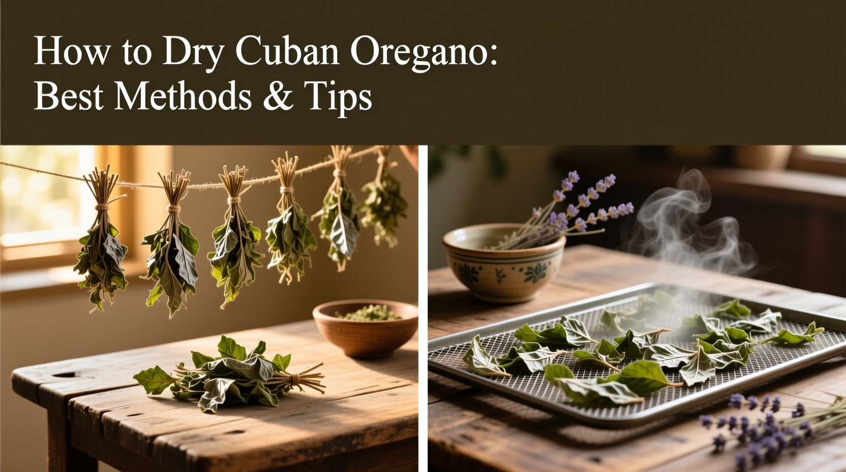 How to Dry Cuban Oregano: Best Methods & Tips