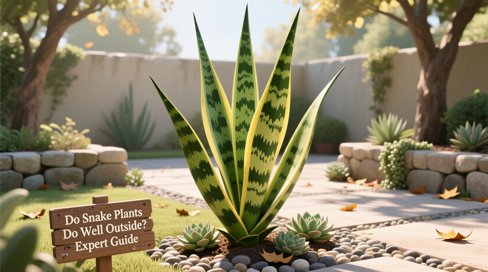 Do Snake Plants Do Well Outside? Expert Guide