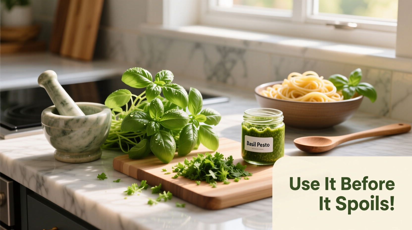 How to Use Up Fresh Basil Before It Spoils