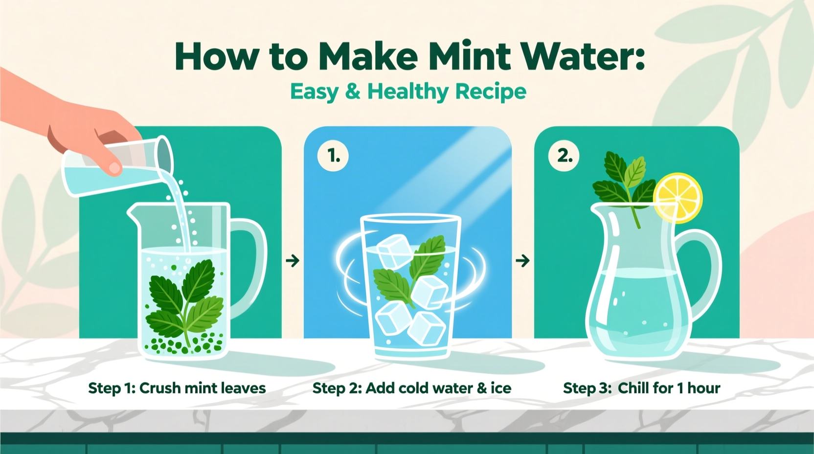 How to Make Mint Water: Easy & Healthy Recipe
