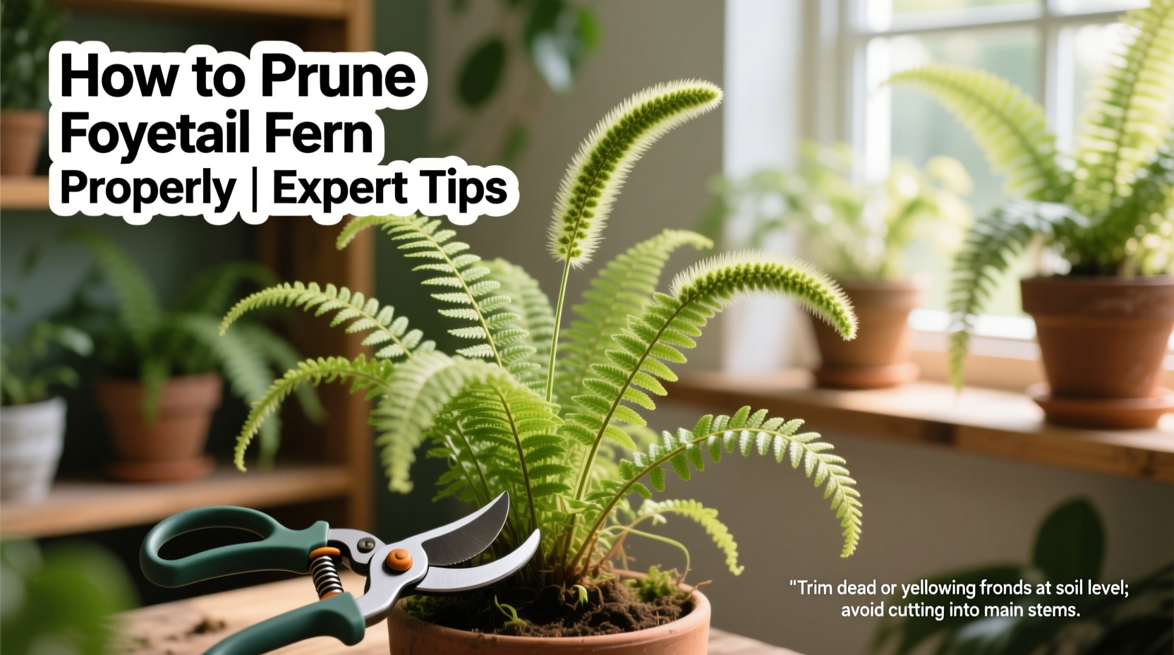 How to Prune Foxtail Fern Properly | Expert Tips