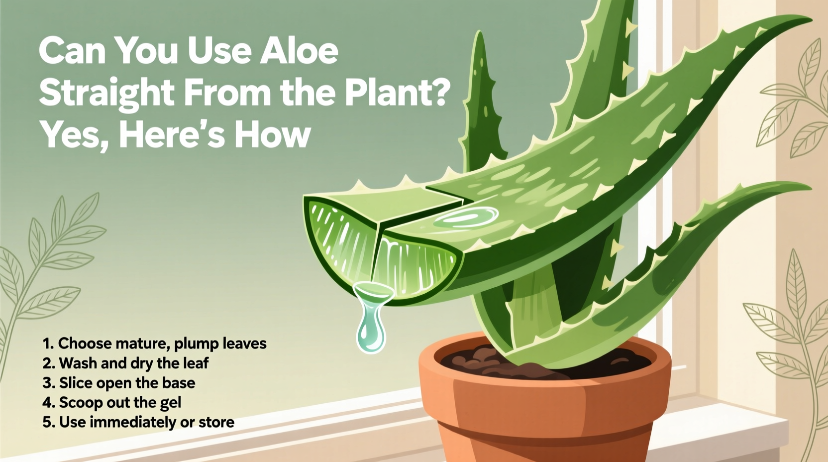 Can You Use Aloe Straight From the Plant? Yes, Here's How