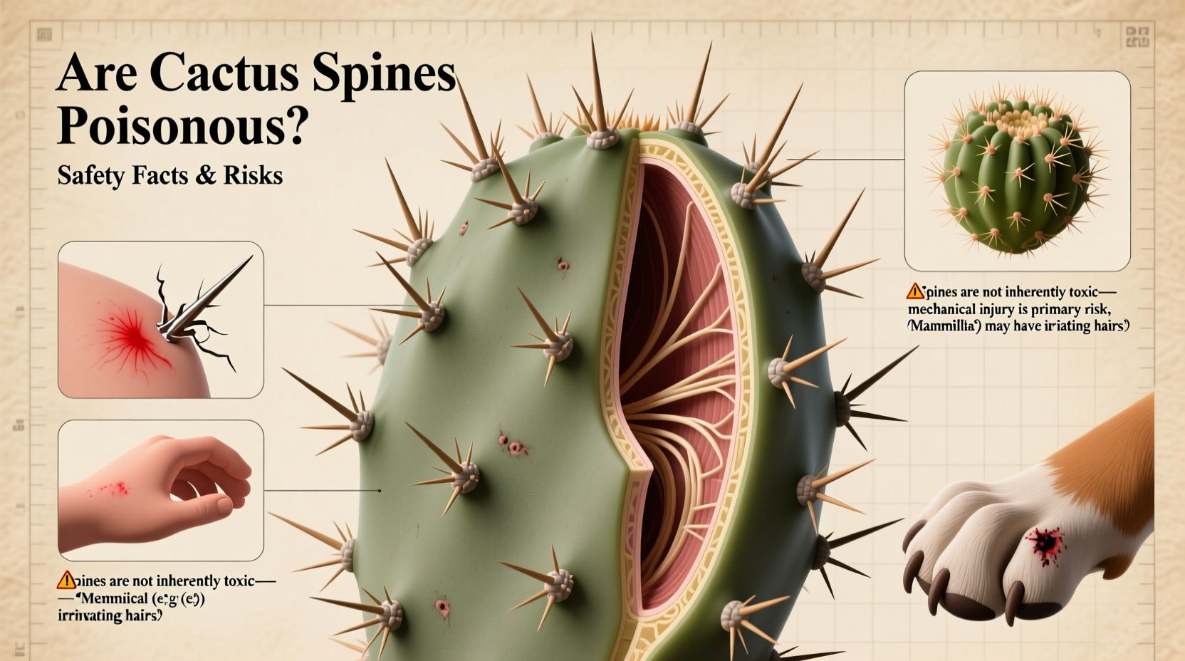 Are Cactus Spines Poisonous? Safety Facts & Risks