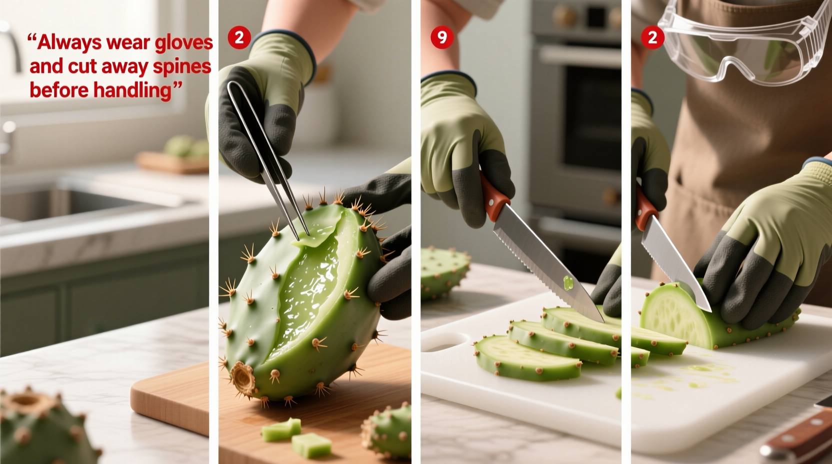 How to Prepare Prickly Pear Cactus Safely