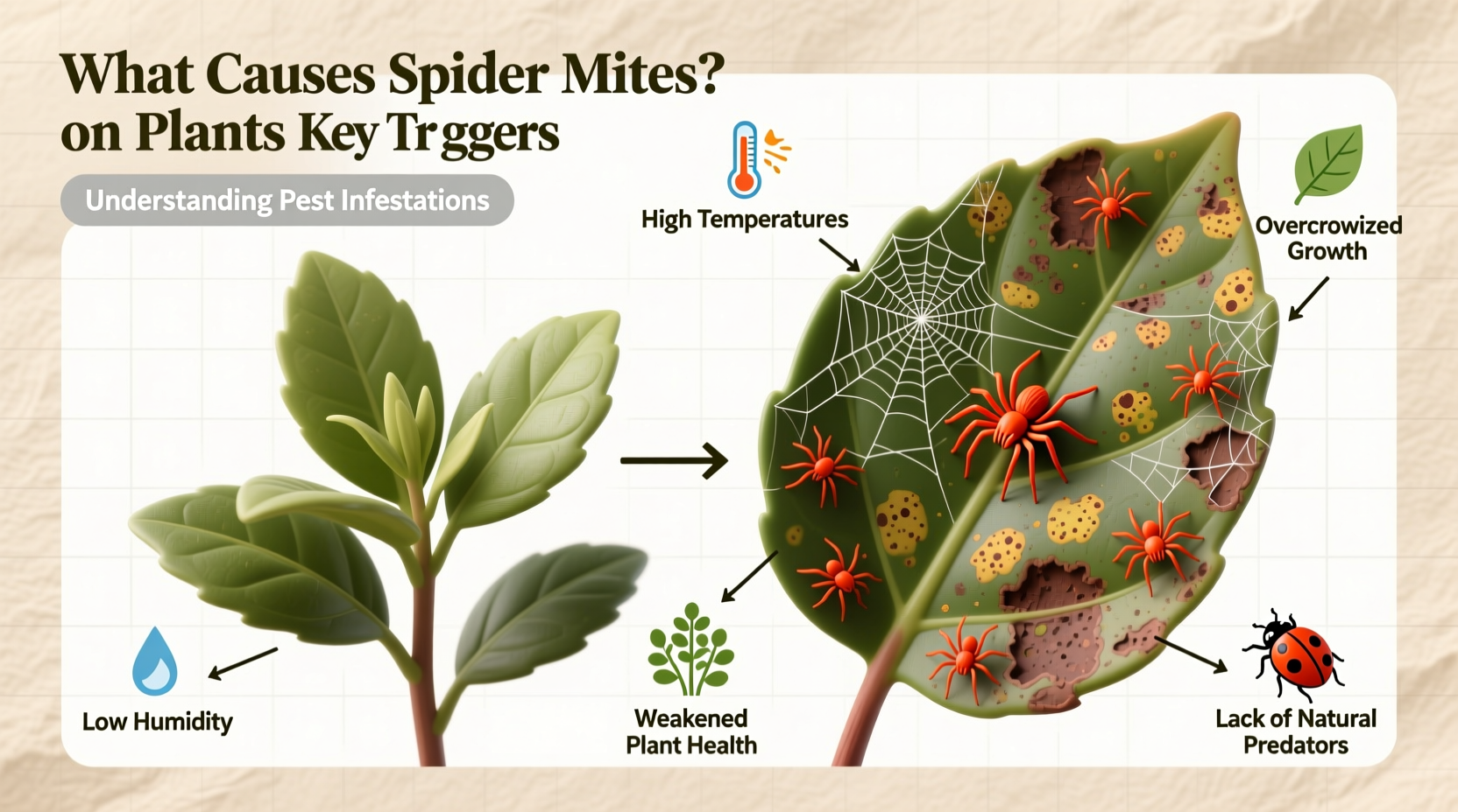 What Causes Spider Mites on Plants? Key Triggers Explained