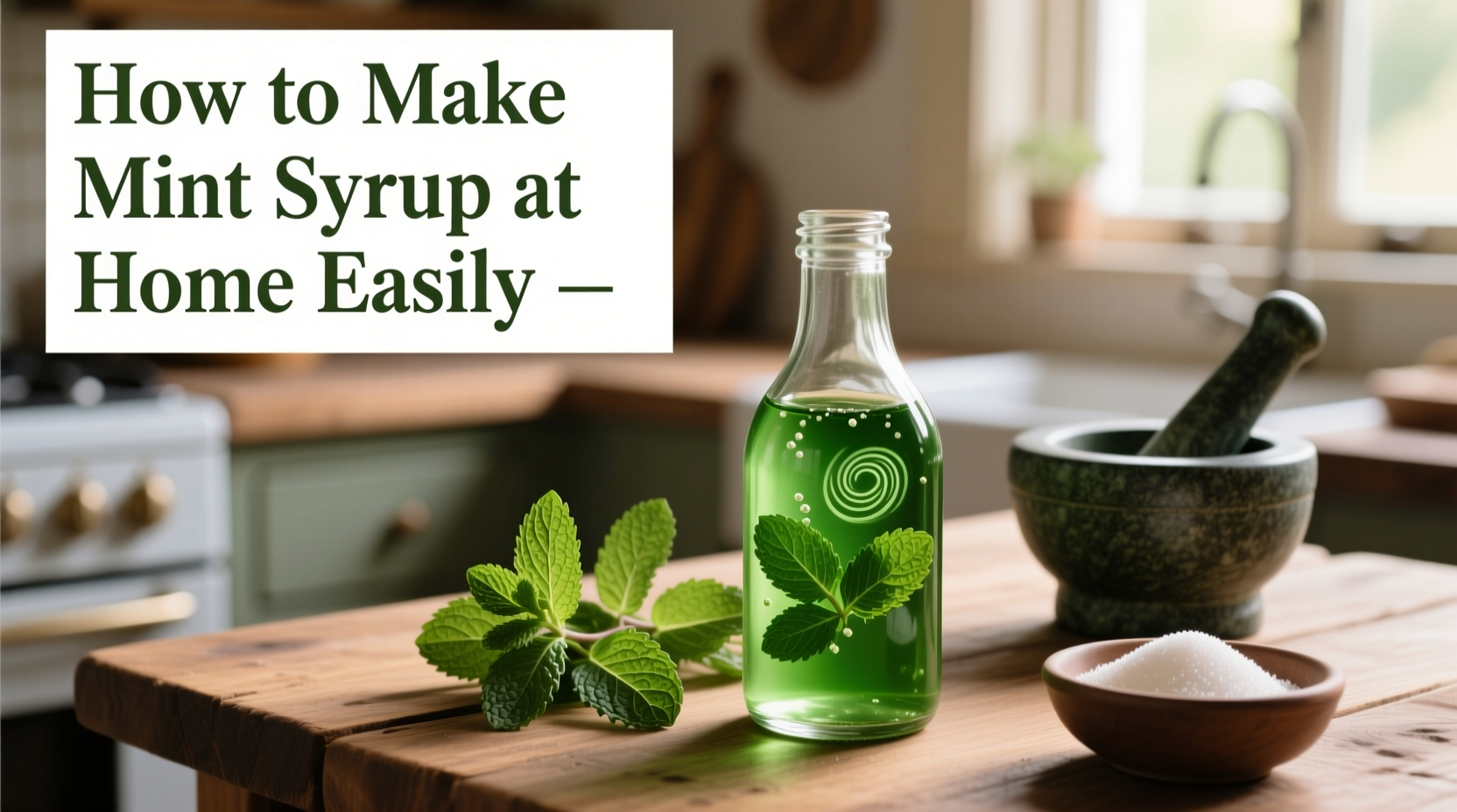 How to Make Mint Syrup at Home Easily