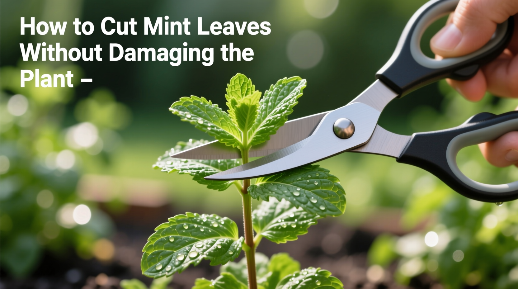 How to Cut Mint Leaves Without Damaging the Plant