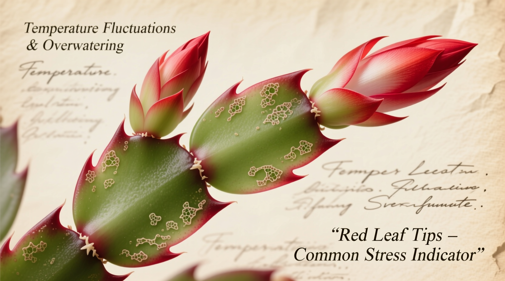 Why Is My Christmas Cactus Leaves Turning Red?