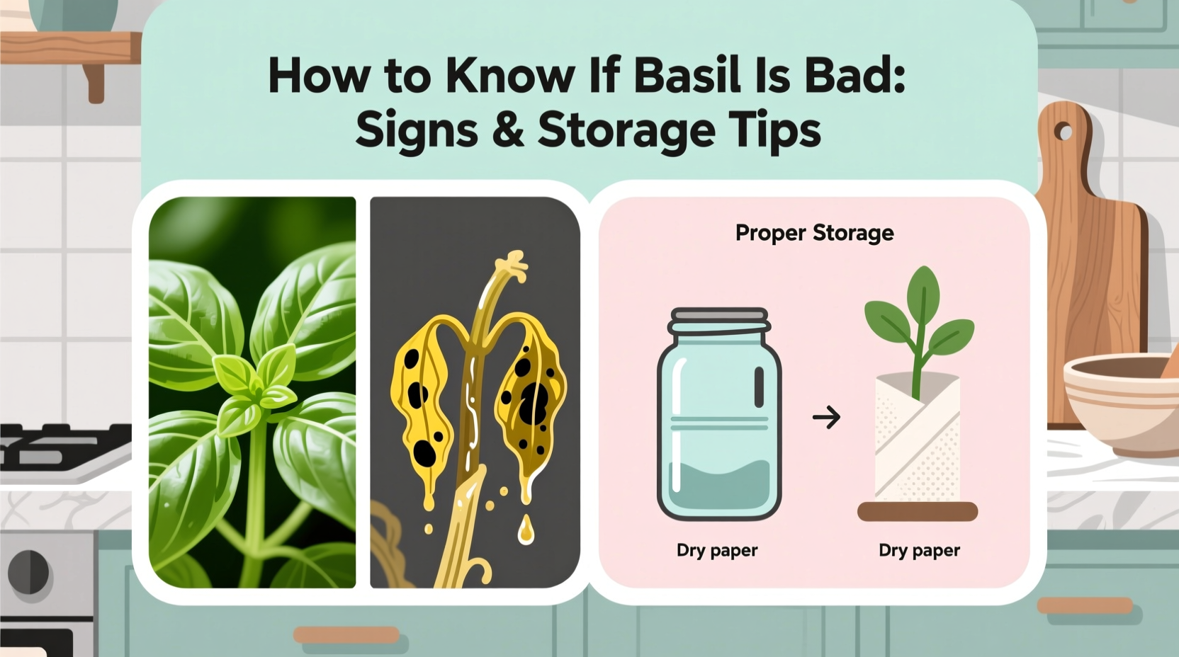 How to Know If Basil Is Bad: Signs & Storage Tips