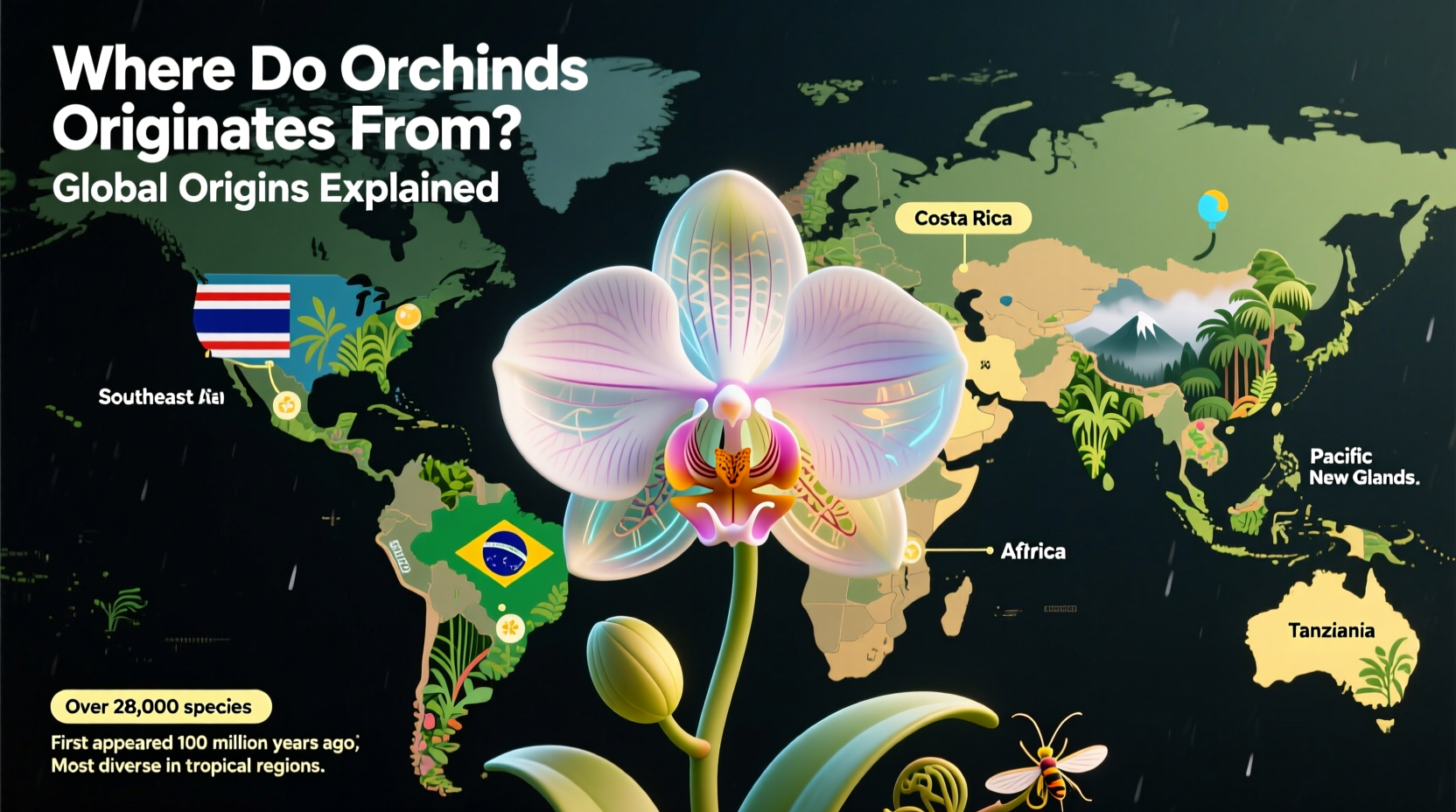 Where Do Orchids Originate From? Global Origins Explained
