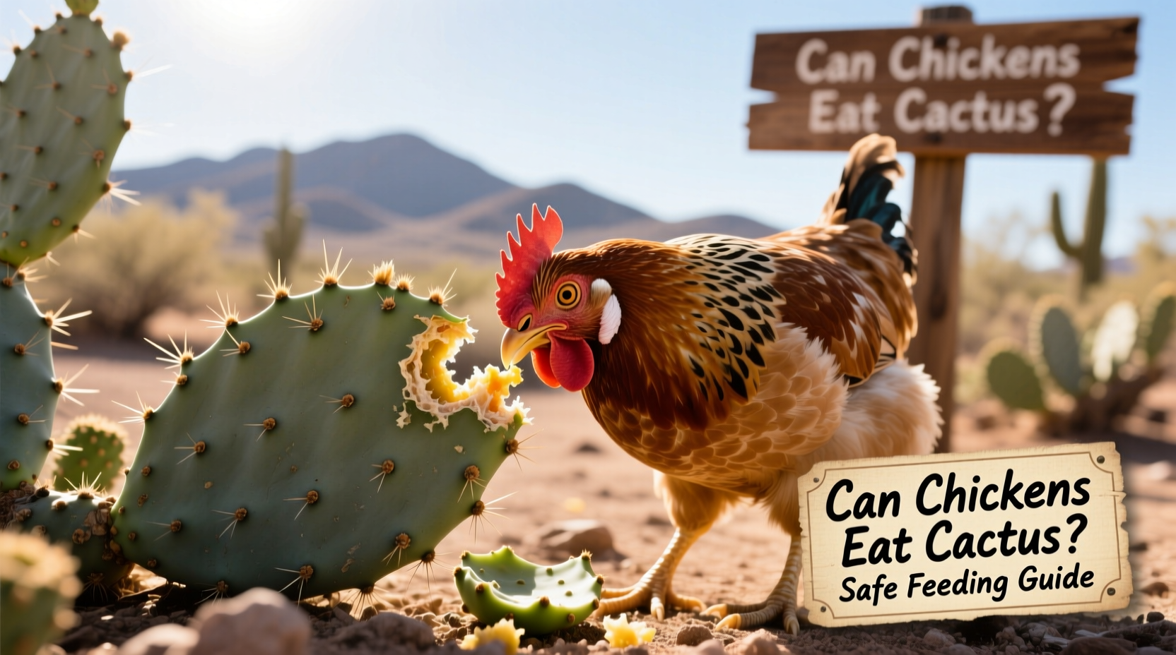 Can Chickens Eat Cactus? Safe Feeding Guide