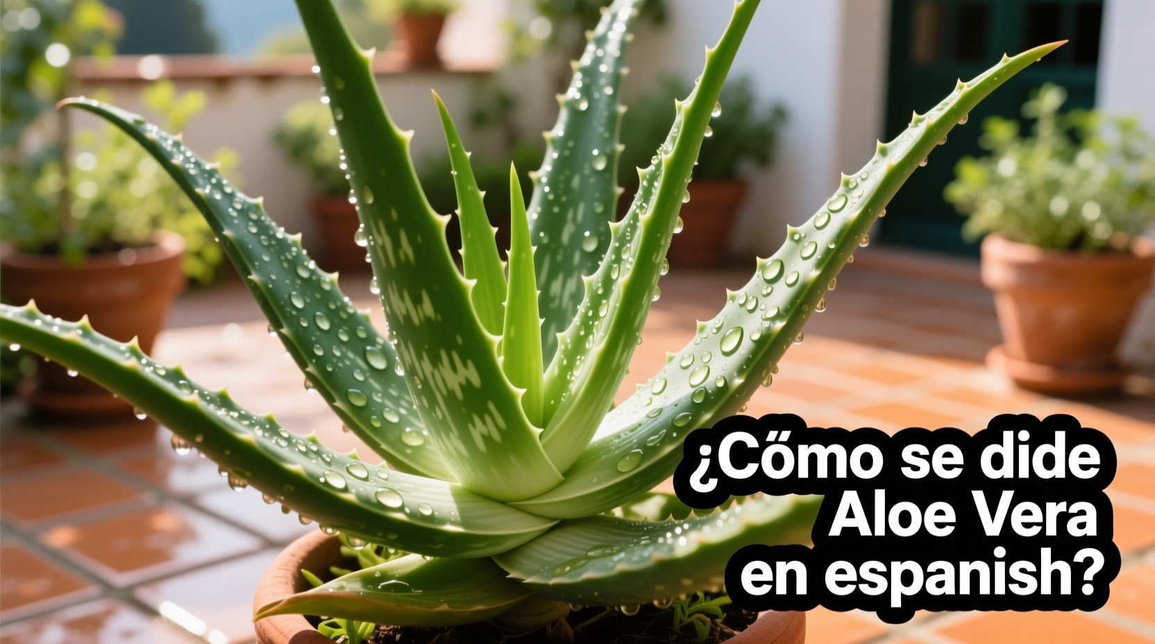 How Do You Say Aloe Vera in Spanish?