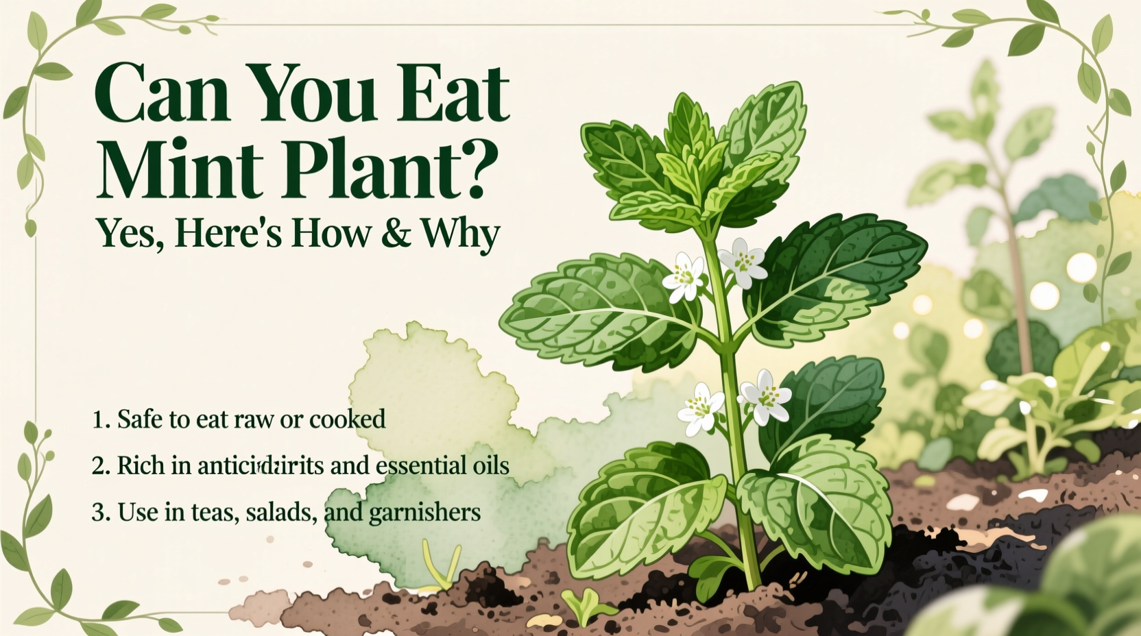 Can You Eat Mint Plant? Yes, Here's How & Why