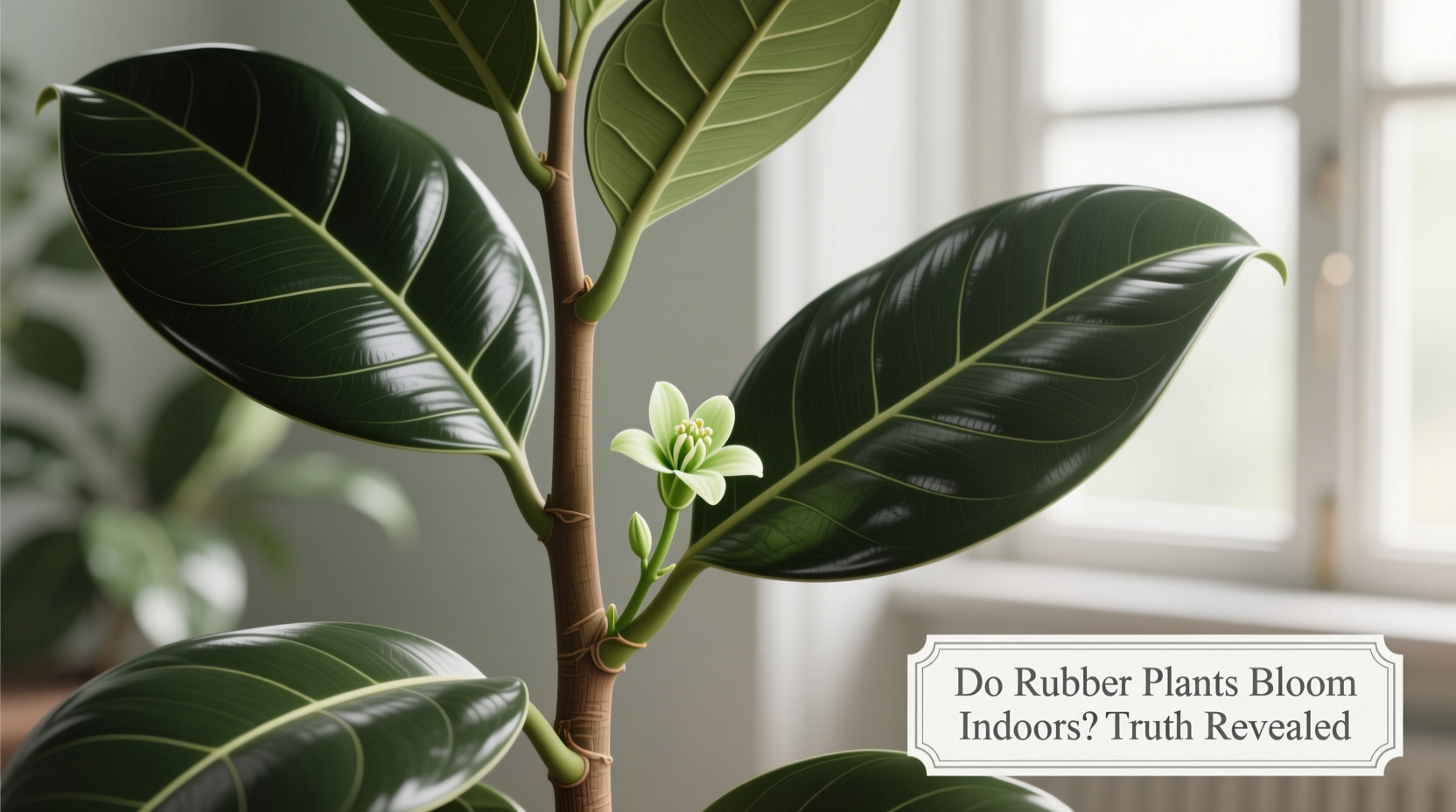 Do Rubber Plants Bloom Indoors? Truth Revealed
