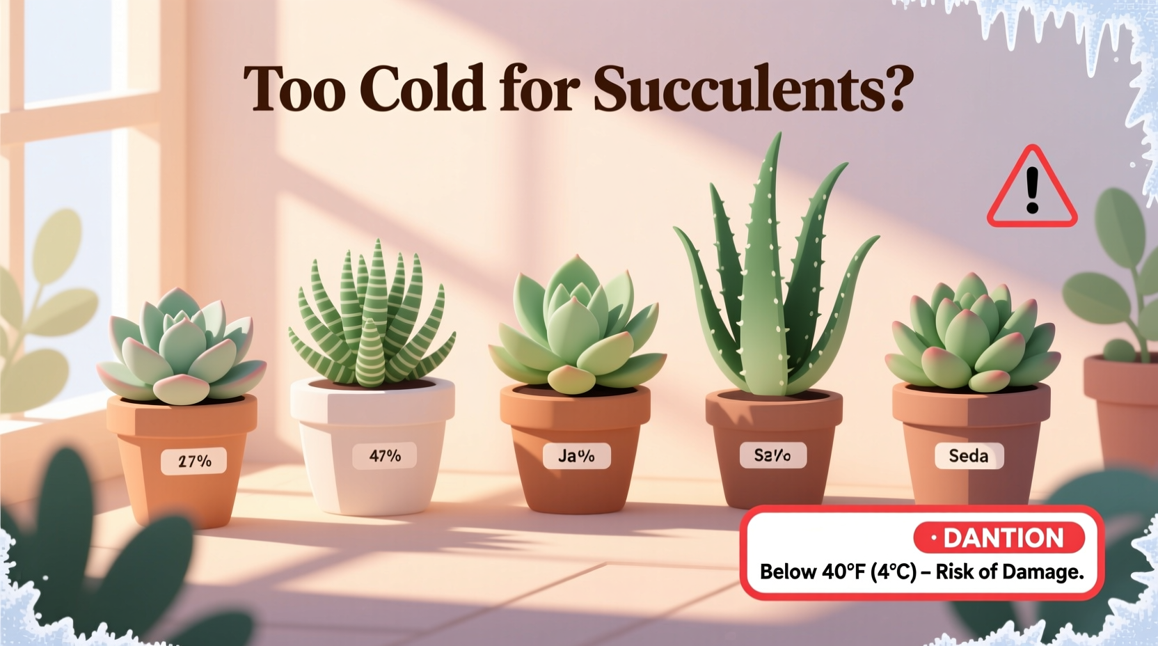 What Temperature Is Too Cold for Succulents?