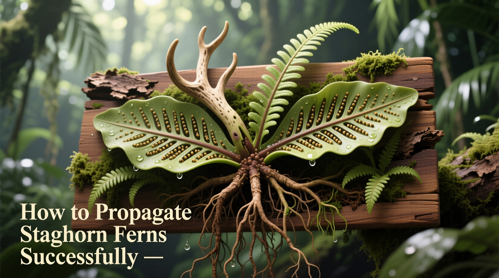 How to Propagate Staghorn Ferns Successfully