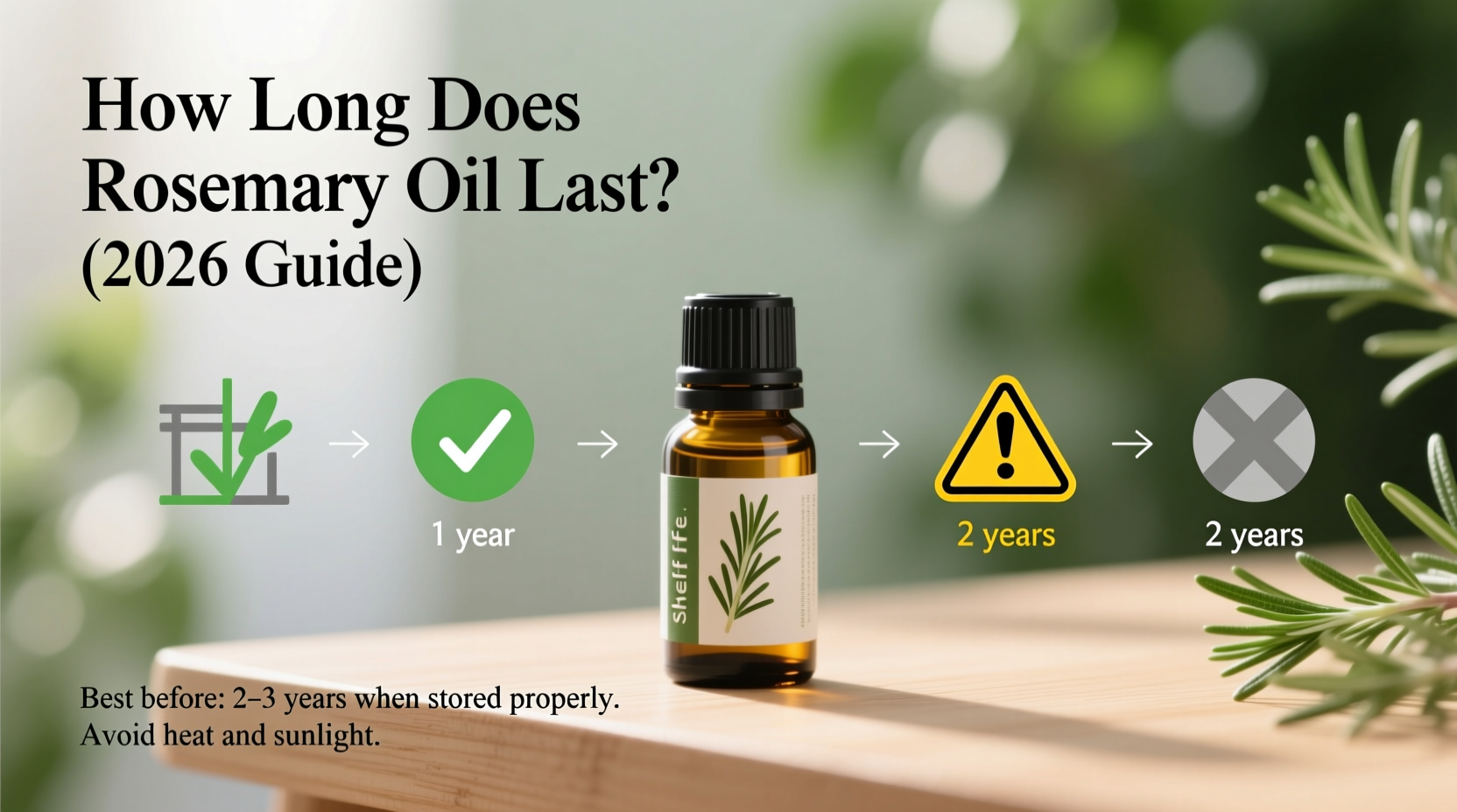 How Long Does Rosemary Oil Last? (2026 Guide)