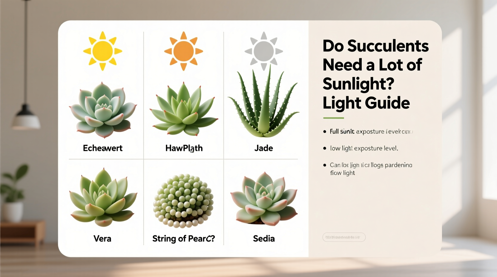 Do Succulents Need a Lot of Sunlight? Light Guide