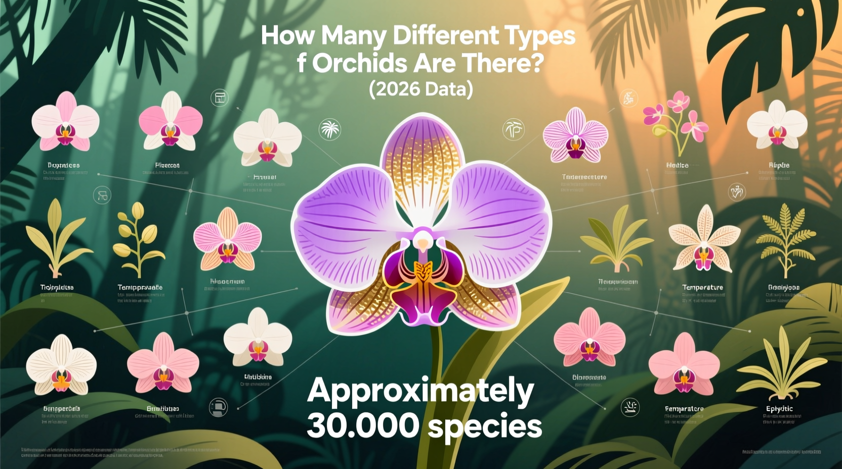 How Many Different Types of Orchids Are There? (2026 Data)