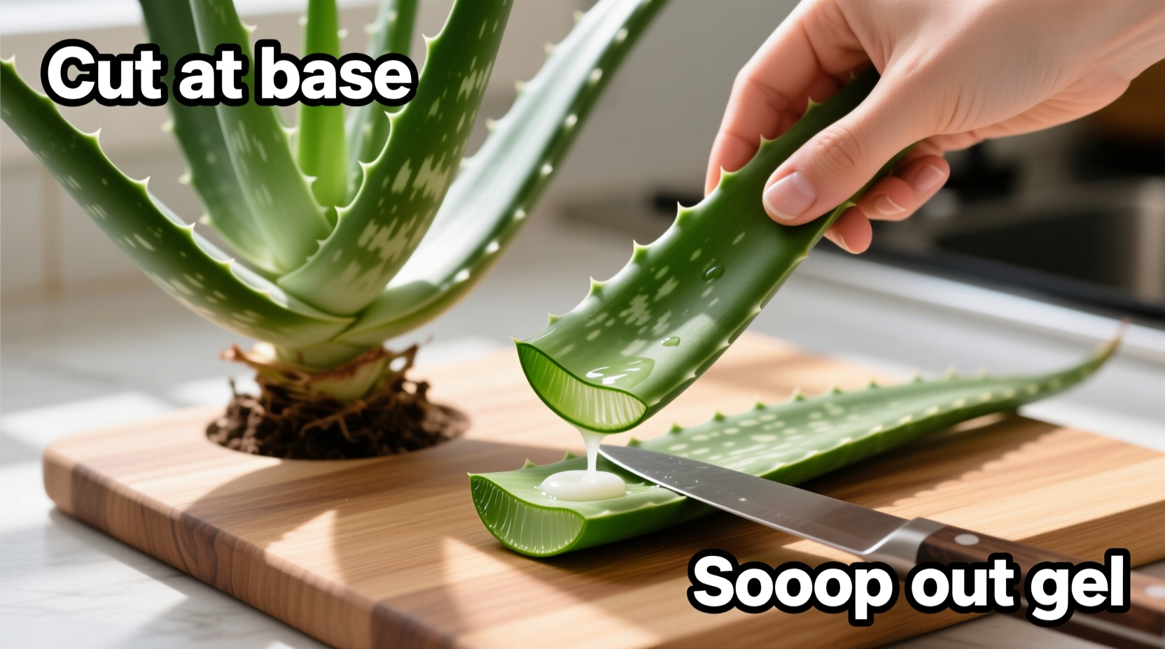 How to Get Aloe from Aloe Vera Plant Easily