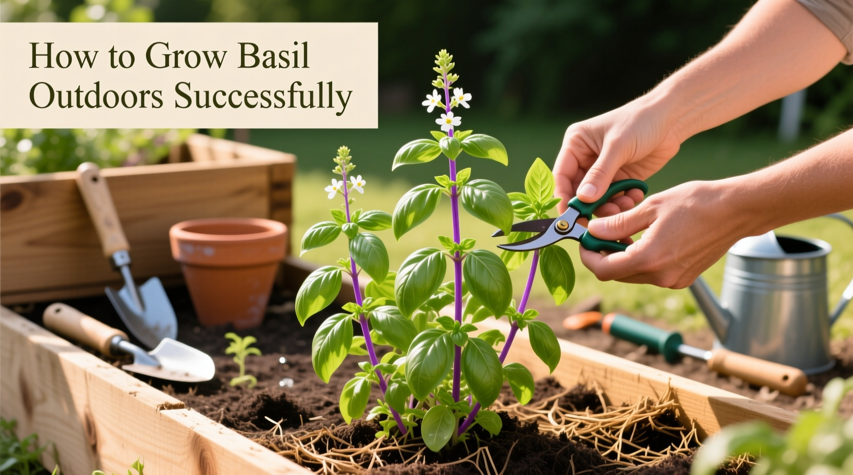 How to Grow Basil Outdoors Successfully