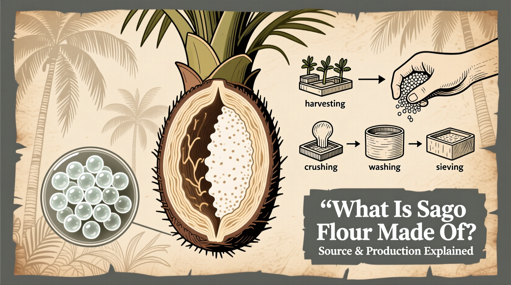 What Is Sago Flour Made Of? Source & Production Explained