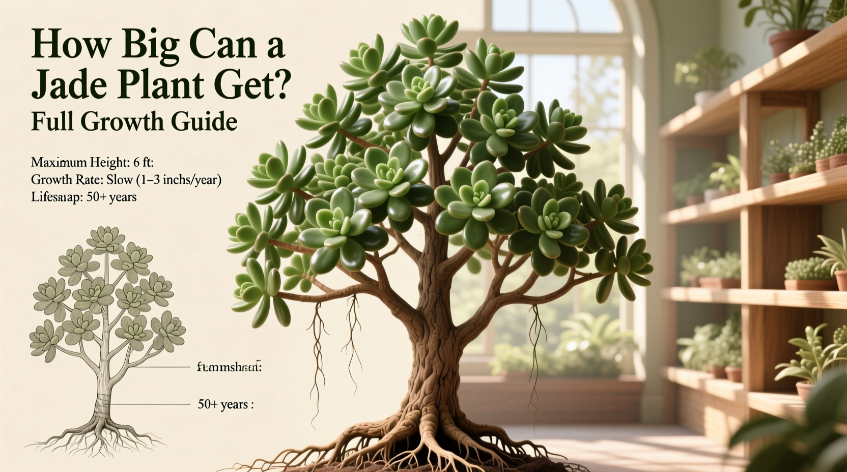 How Big Can a Jade Plant Get? Full Growth Guide