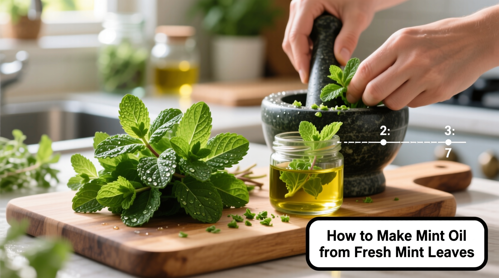 How to Make Mint Oil from Fresh Mint Leaves