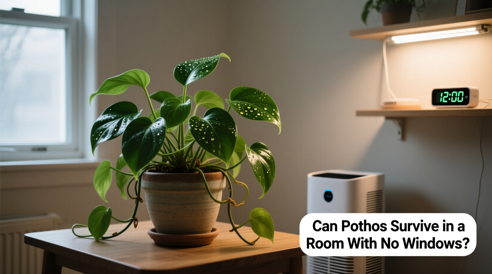 Can Pothos Survive in a Room With No Windows?