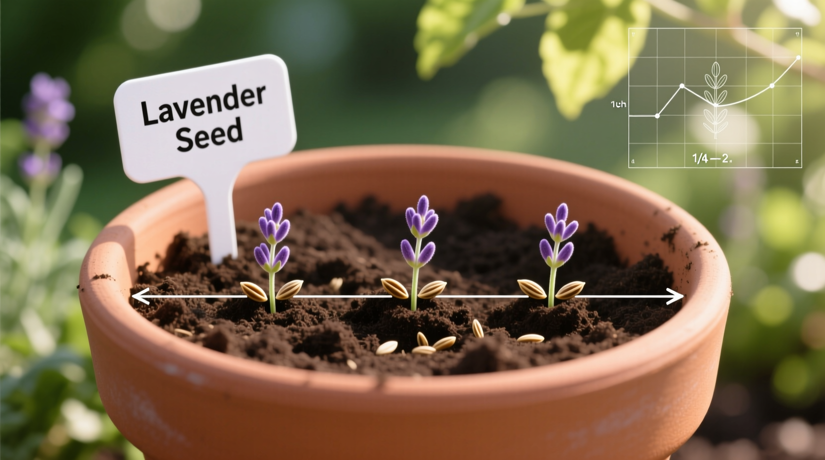How Many Lavender Seeds Per Pot to Plant