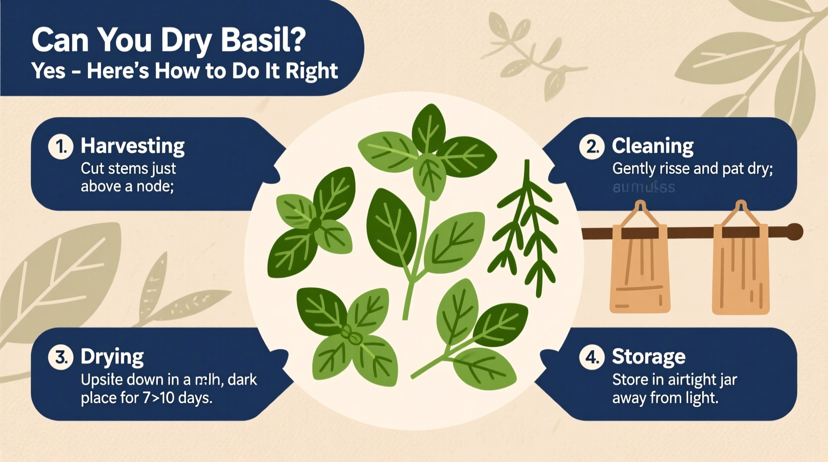 Can You Dry Basil? Yes – Here's How to Do It Right