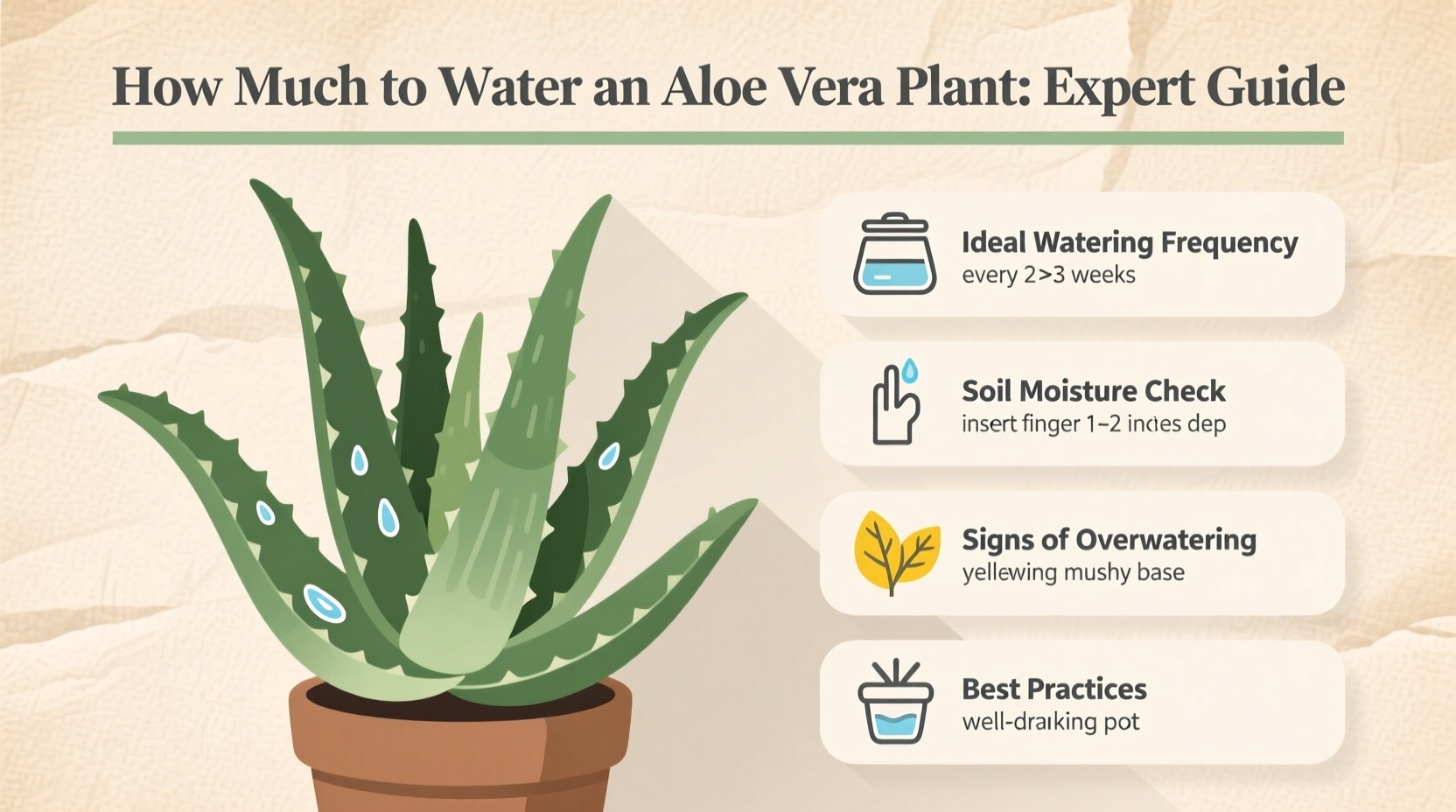How Much to Water Aloe Vera Plant: Expert Guide