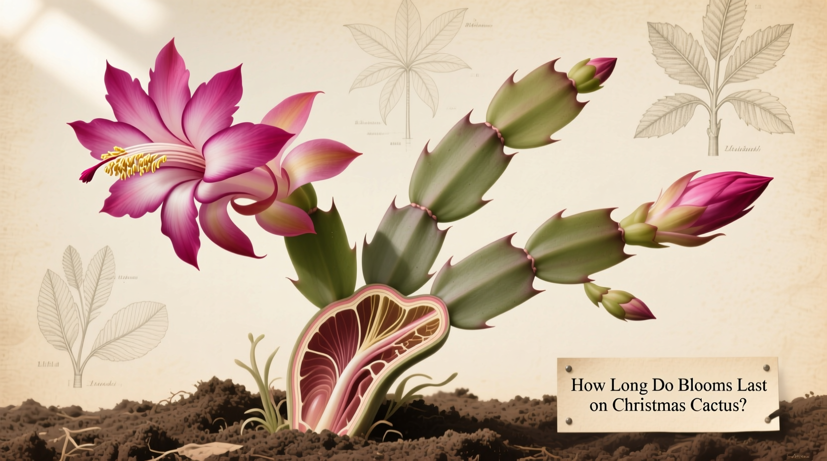 How Long Do Blooms Last on Christmas Cactus?