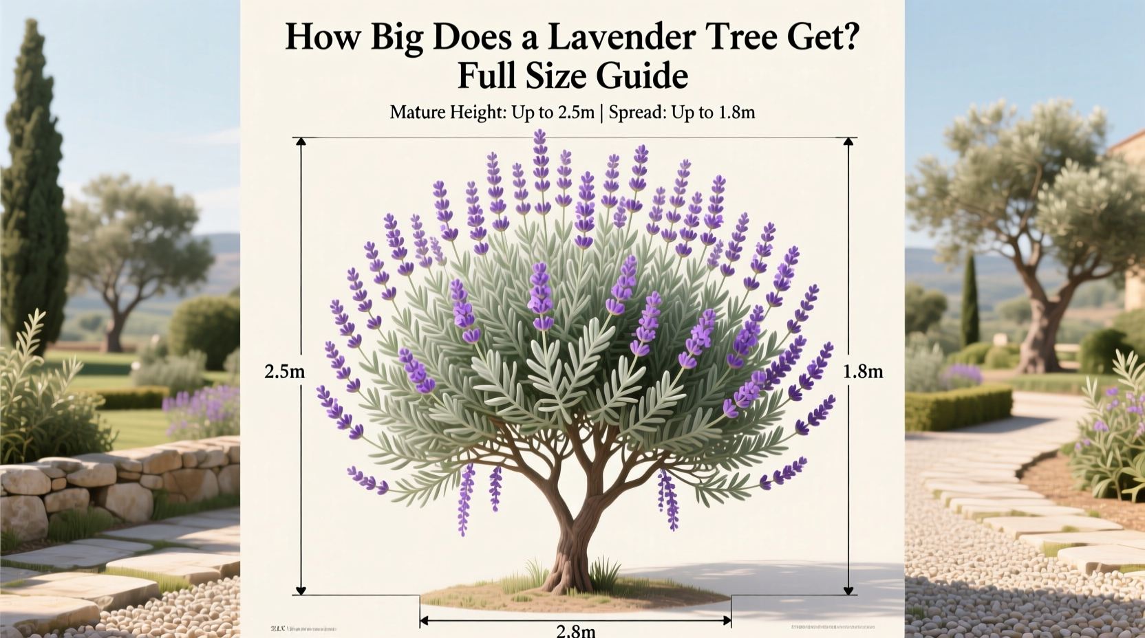 How Big Does a Lavender Tree Get? Full Size Guide