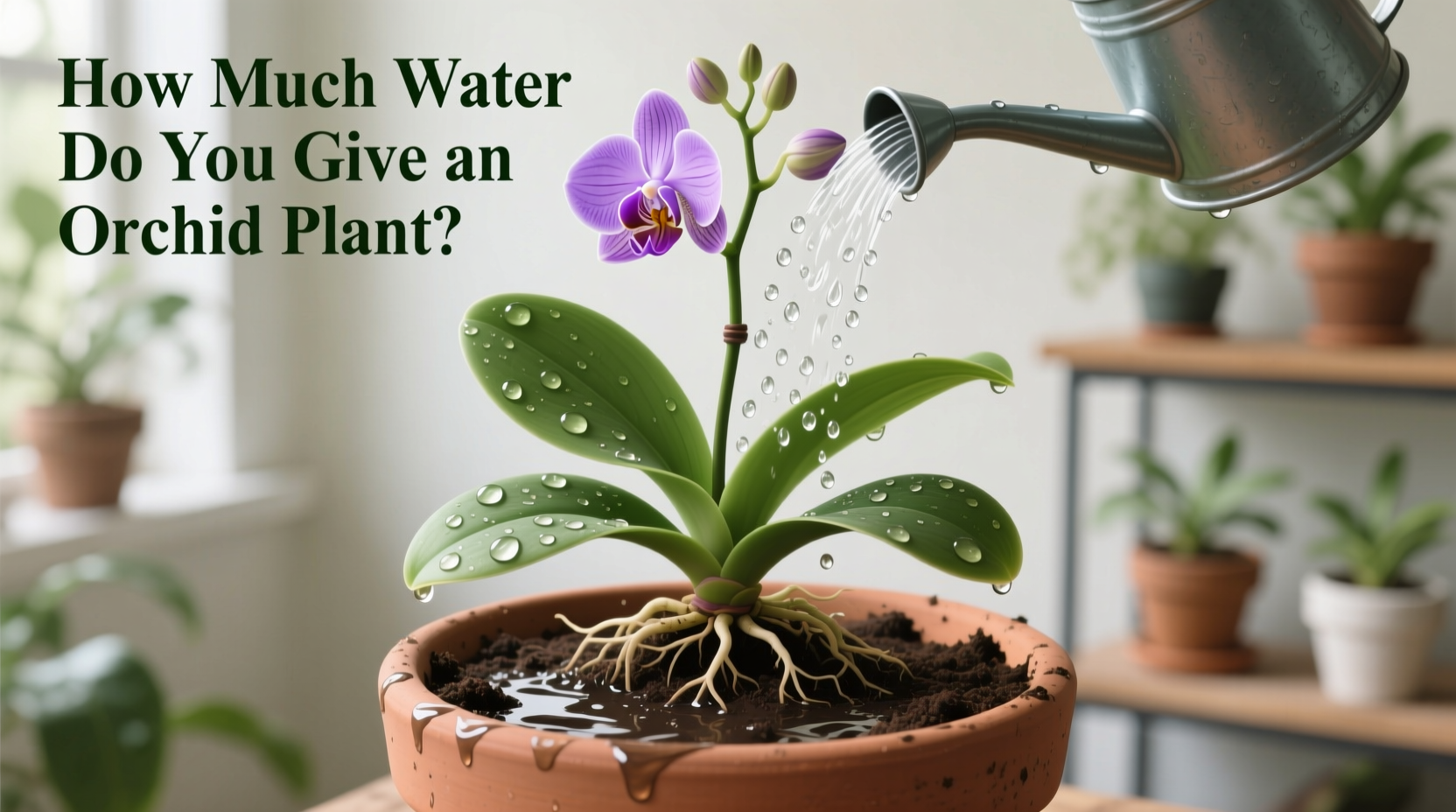 How Much Water Do You Give an Orchid Plant?