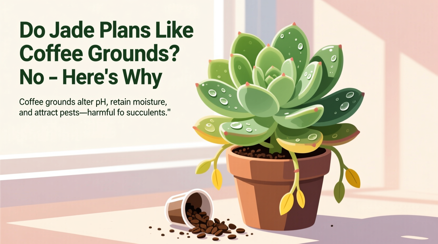 Do Jade Plants Like Coffee Grounds? No – Here's Why