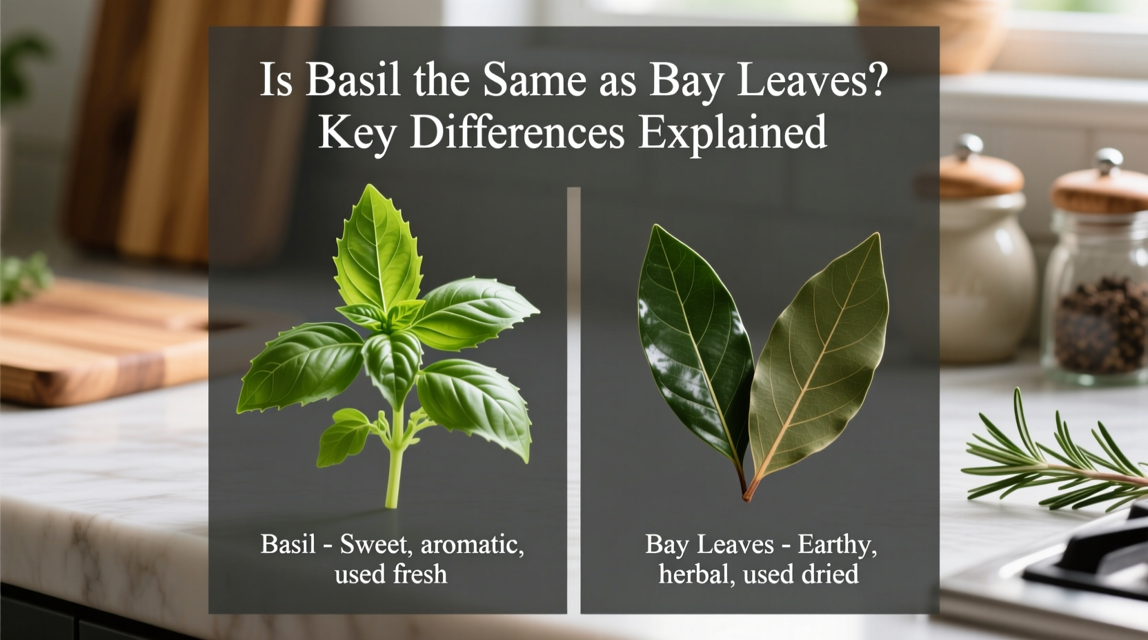 Is Basil the Same as Bay Leaves? Key Differences Explained