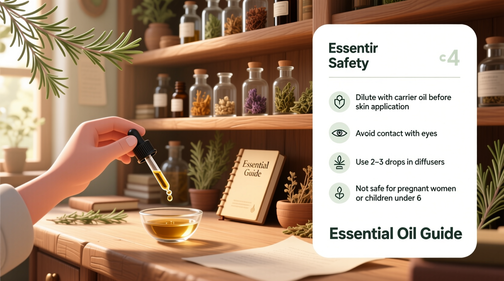 How to Use Rosemary Essential Oil Safely and Effectively