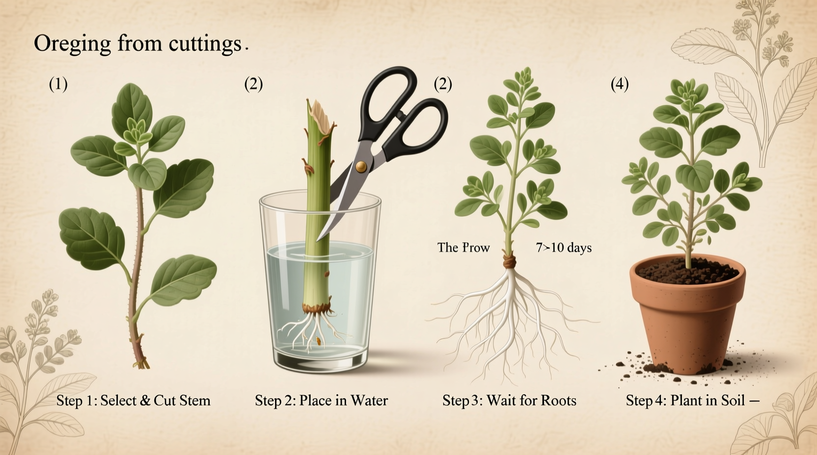 How to Grow Oregano from Cuttings Easily