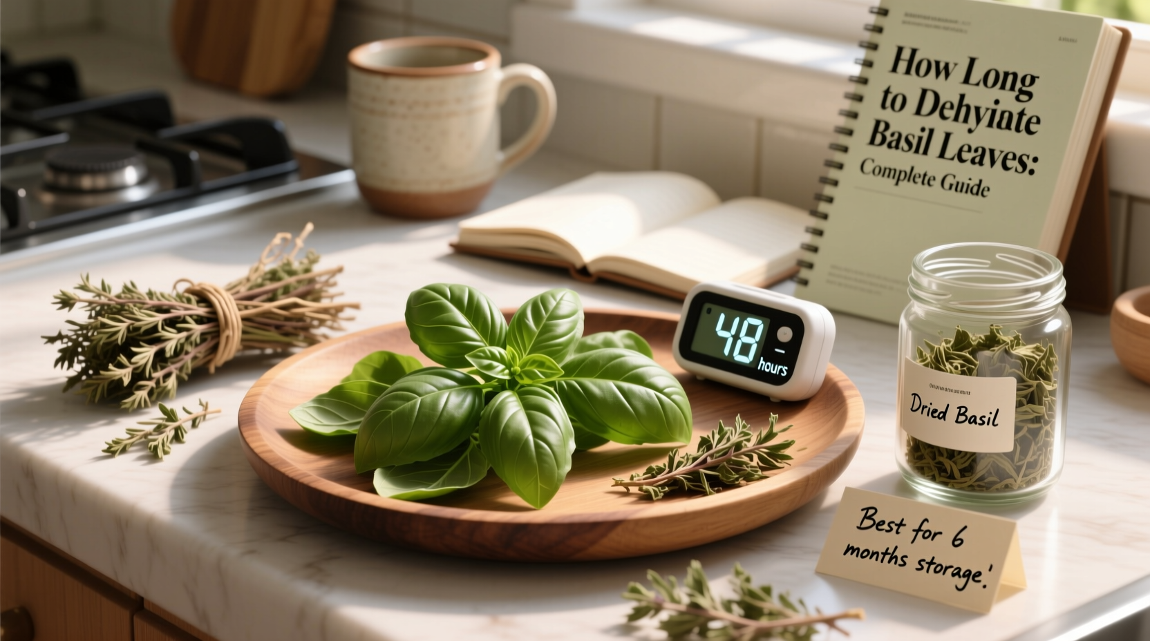 How Long to Dehydrate Basil Leaves: Complete Guide