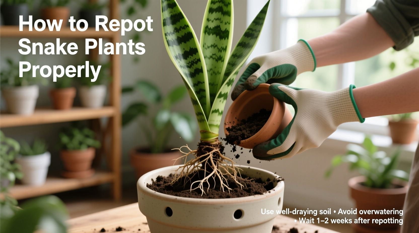 How to Repot Snake Plants Properly